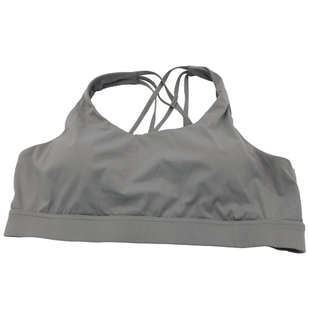 MARINAVIDA WOMENS SPORT GRAY BRA SIZE 22W